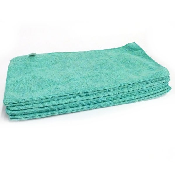 HP Textiles 16″ x 16″ Microfiber Cleaning Towel in Green, 96-Pack