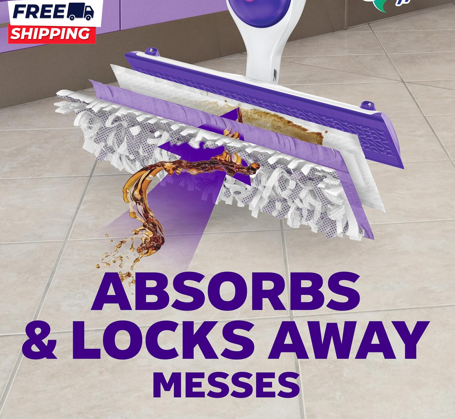 Powermop Multi-Surface Mop Kit for Floor Cleaning Fresh Scent Mopping Kit