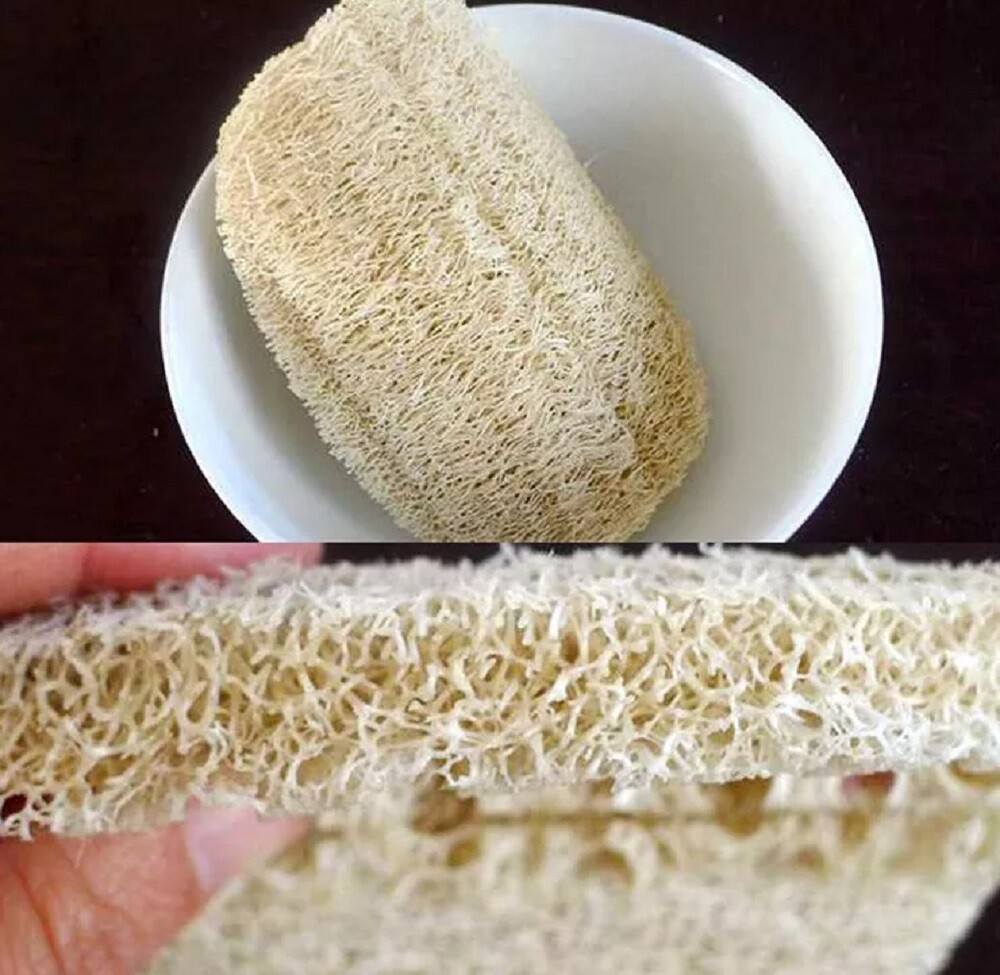 4 Eco-Friendly Natural Loofah Kitchen Sponges – Biodegradable Dishwashing Sponge