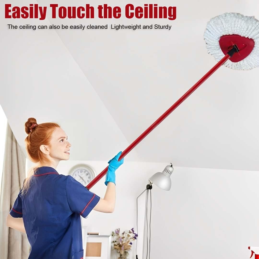 Mop Handle for Ocedar, Spin Mop Handle for O Cedar 4-Section 28.5-to-55inch