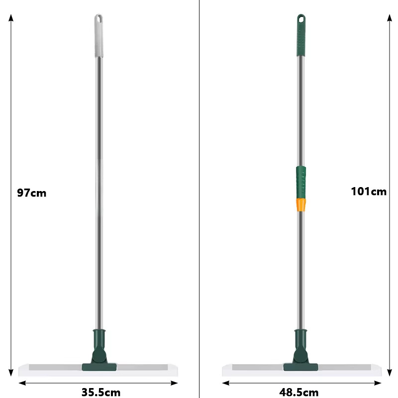 Silicone Scraper Broom Floor Squeegee Glass Wiper Bathroom Cleaning Tool Durable