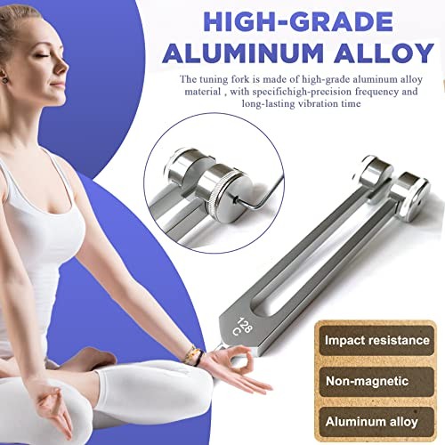 Tuning Fork Weights Aluminum Clinical Grade Nerve/Sensory with Black 128 Hz