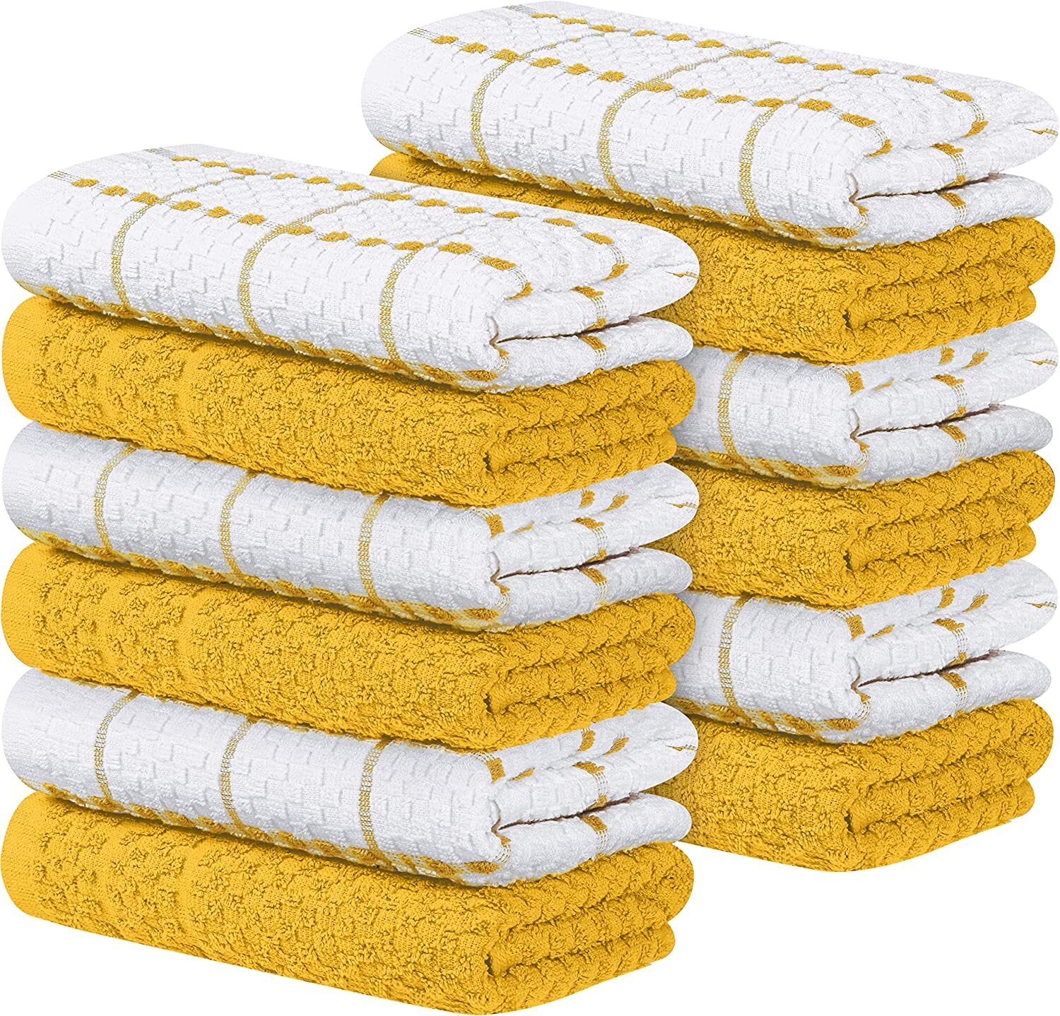 Pack Kitchen Towel Dish Cloth Super Absorbent Tea Towels 15×25″ Utopia Towels