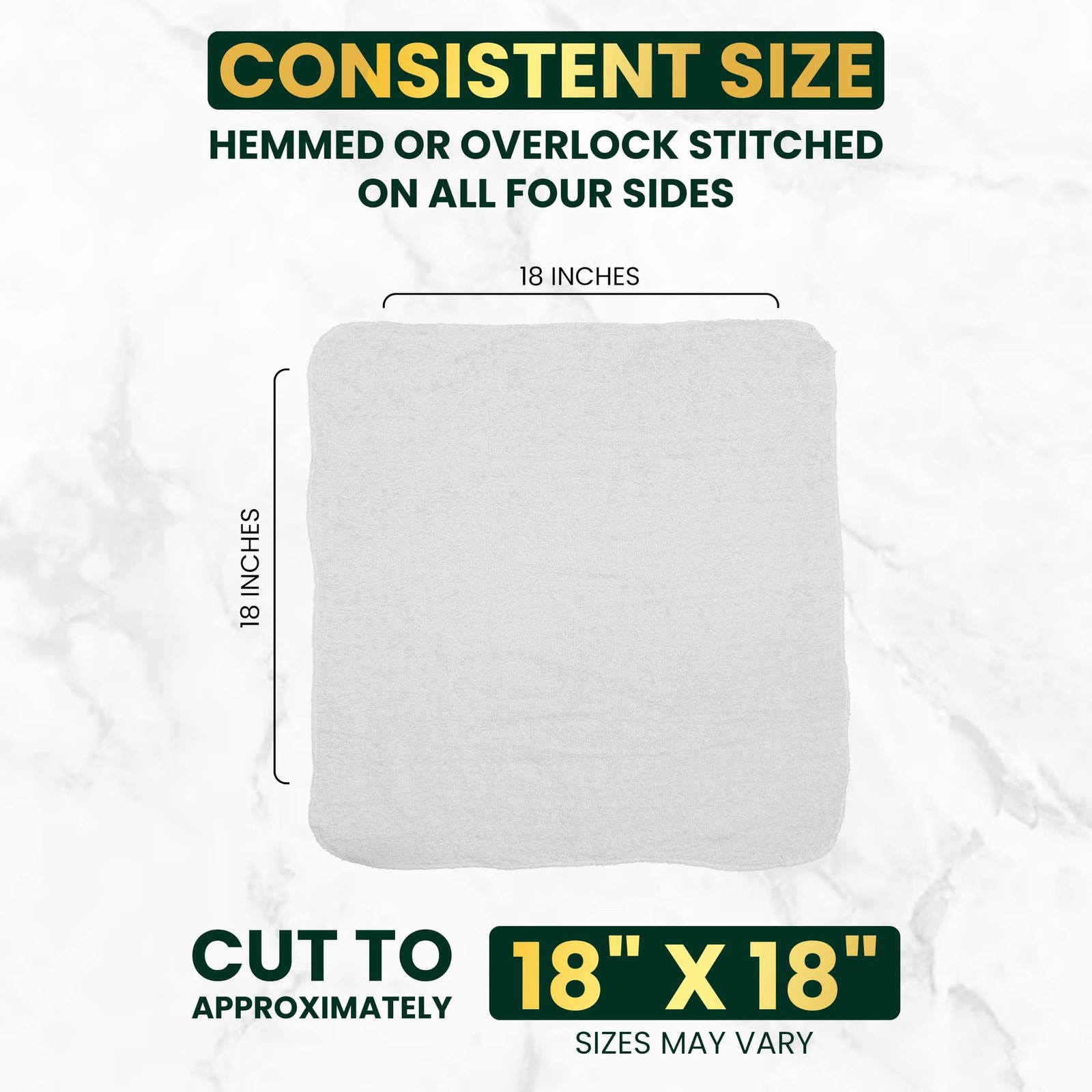 Premium White Terry Cloth Rags (5 lbs. Box) Super Absorbent Cotton Towel Clea…