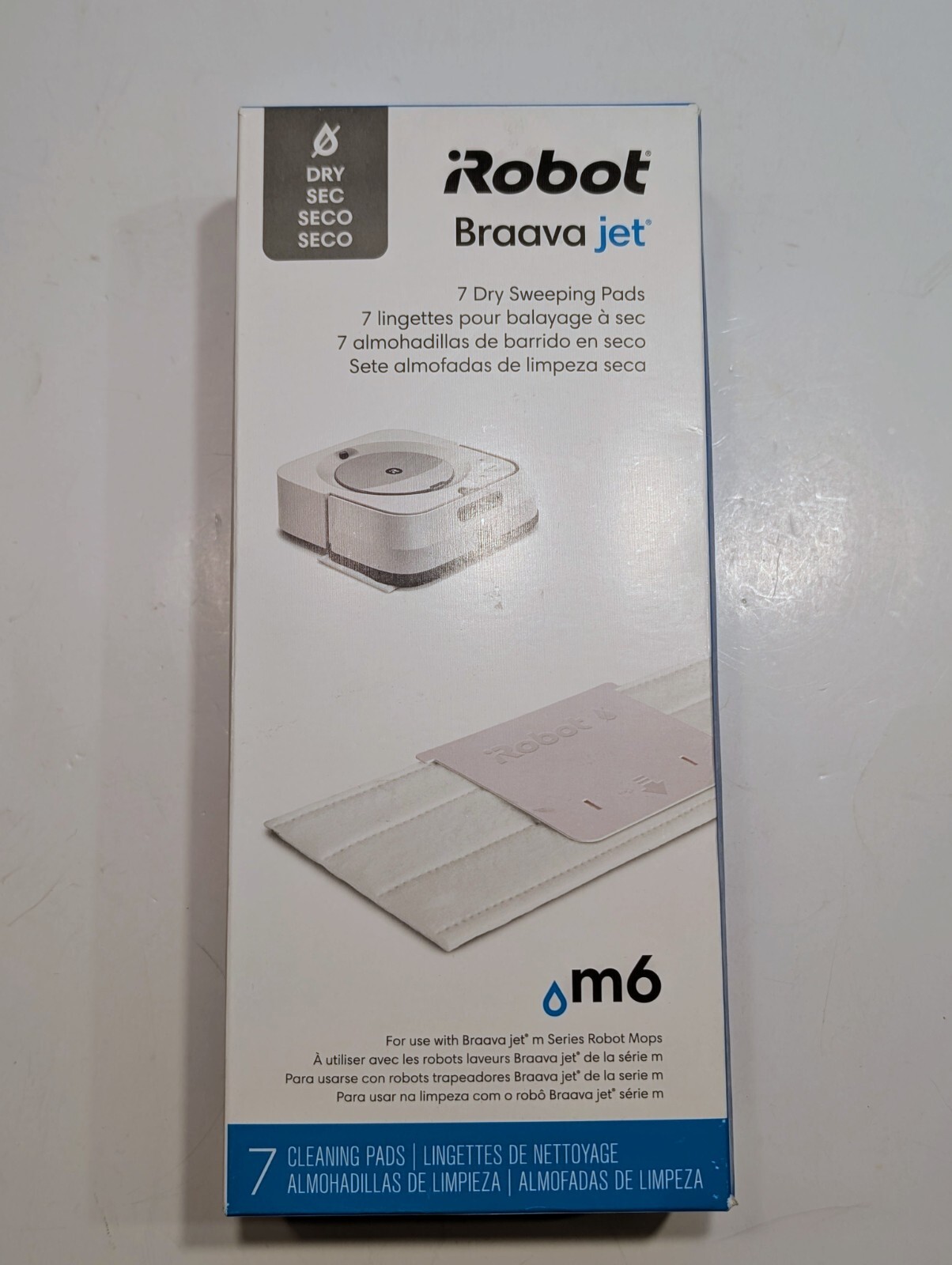 IROBOT 7-PACK! Braava Jet 7 Dry Sweeping Pads Series M6 OEM 4632821 (New)