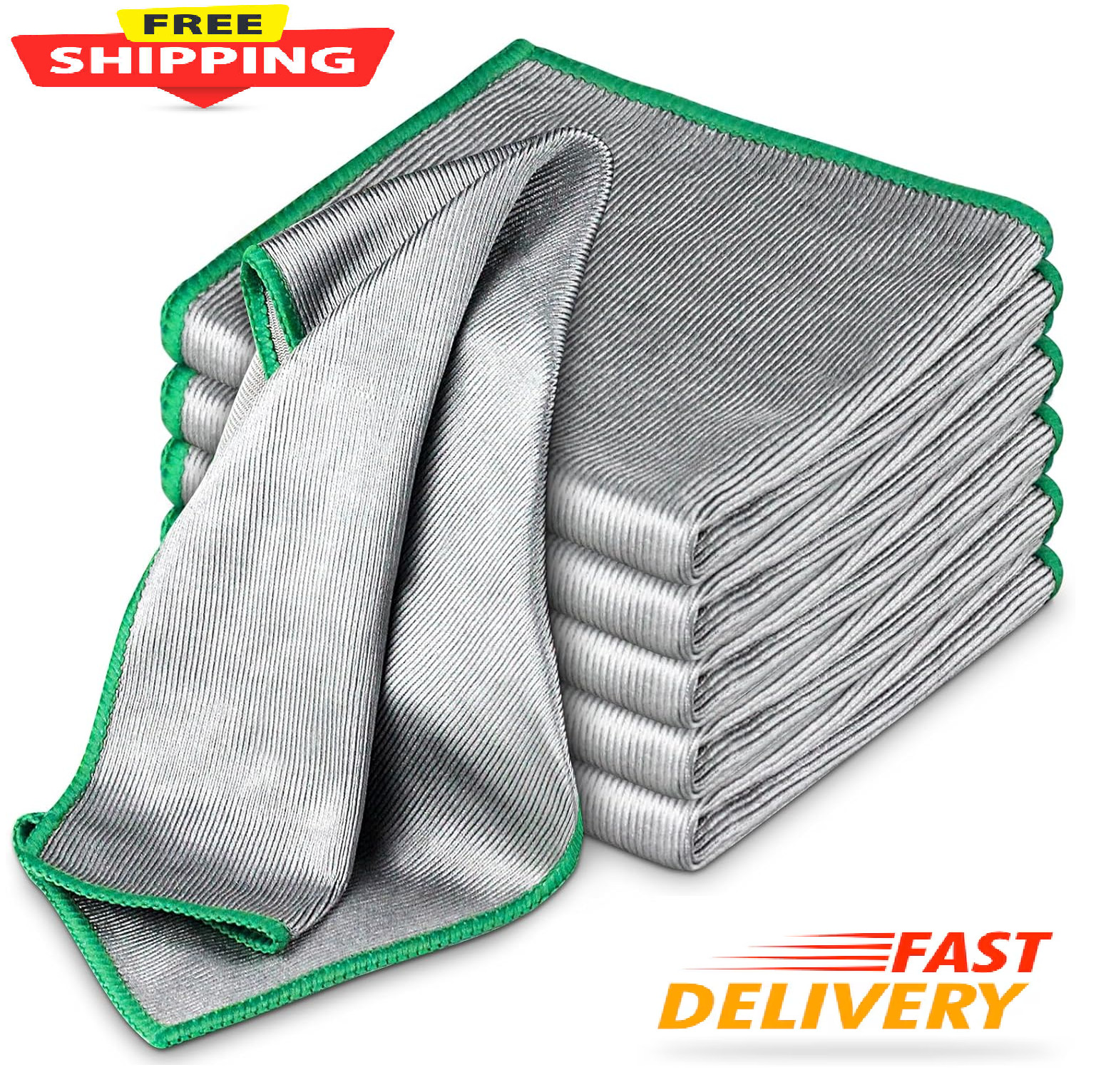Glass Polishing Cloth Streak Free Miracle Cleaning Cloth Lint Free Microfiber