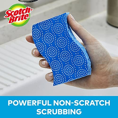 Scrub Dots Non-Scratch Scrub Sponge, For Washing Dishes 6 Count (Pack of 1)