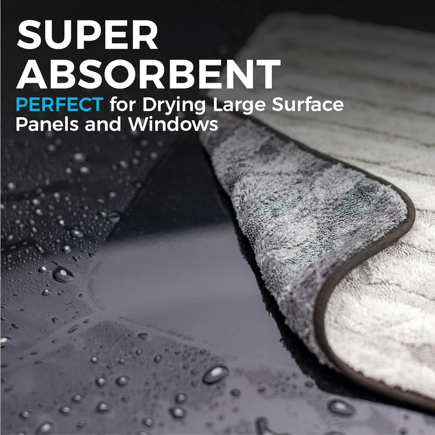 Ultra-Absorbent 20x30in Gauntlet Car Drying Towel – Soft and Durable 900gsm