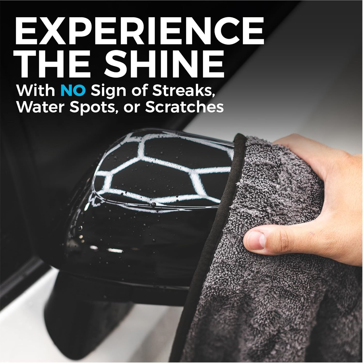 Ultra-Absorbent 20x30in Gauntlet Car Drying Towel – Soft and Durable 900gsm