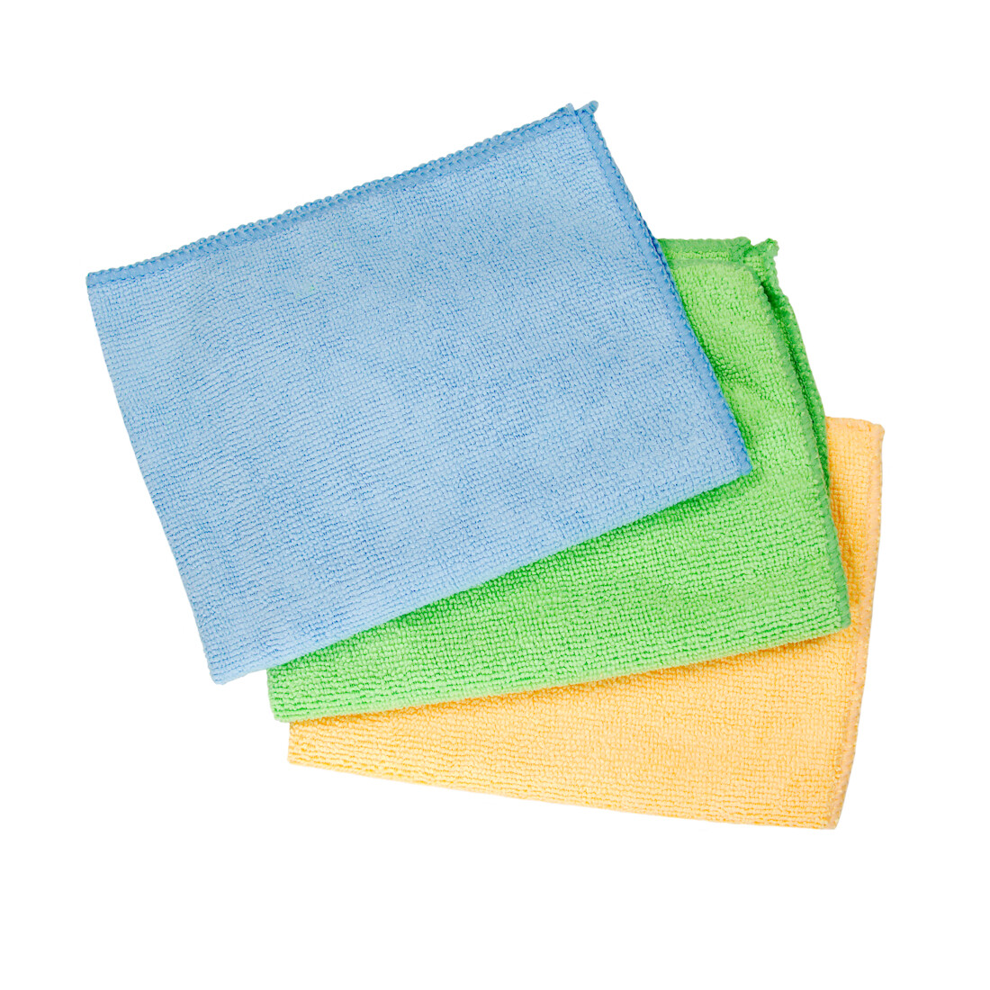 All Purpose Microfiber Cleaning Towels Soft Automotive Detailing Cloths (3-Pack)