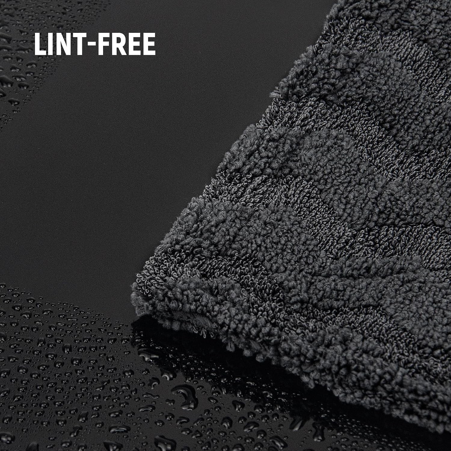 1000GSM Car Drying Towel, 18″ x 24″ Dual Sided Microfiber Towels for Cars, Ultra