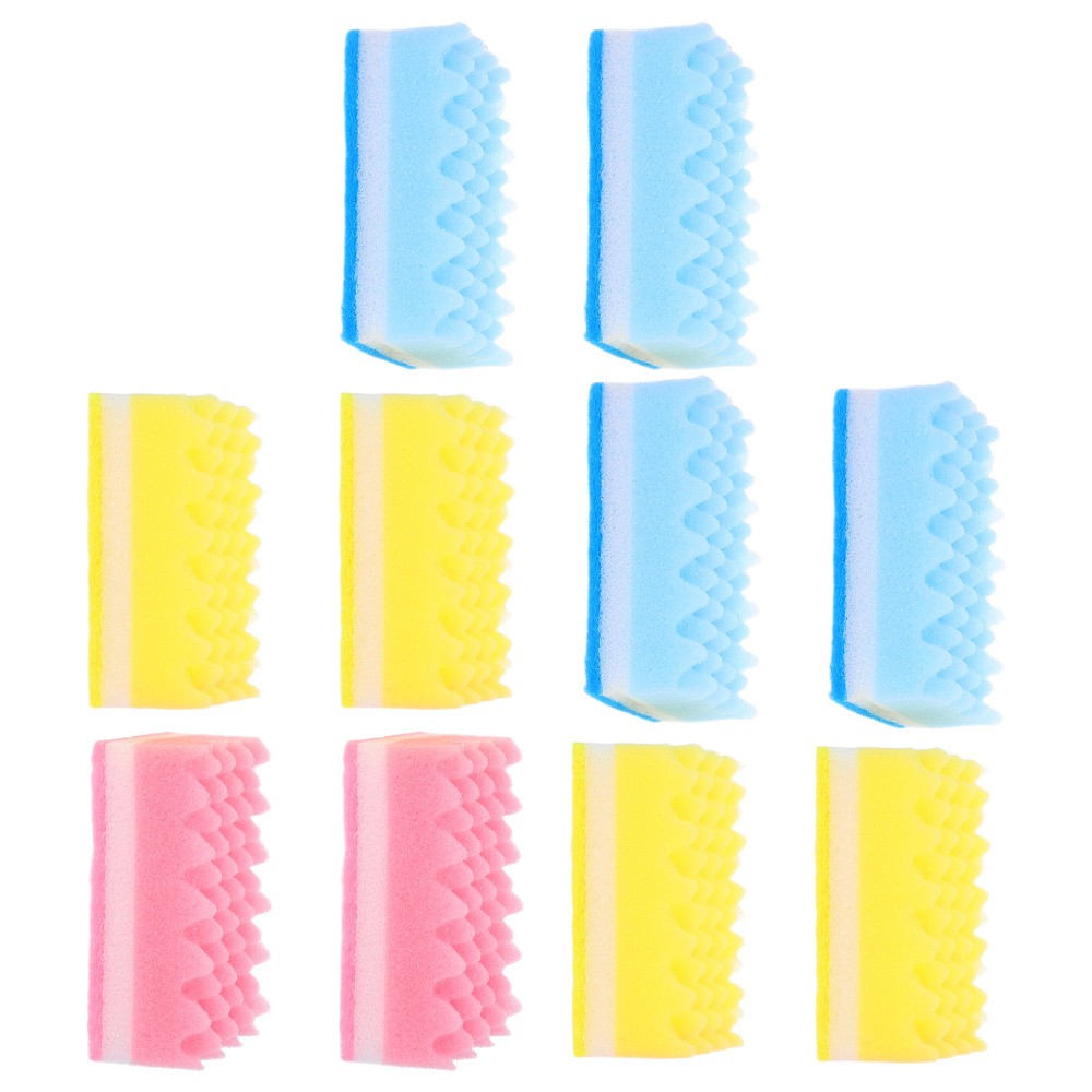 10 Pcs Sponge Product Dish Washing Sponges Scrubber Cleaning for Household