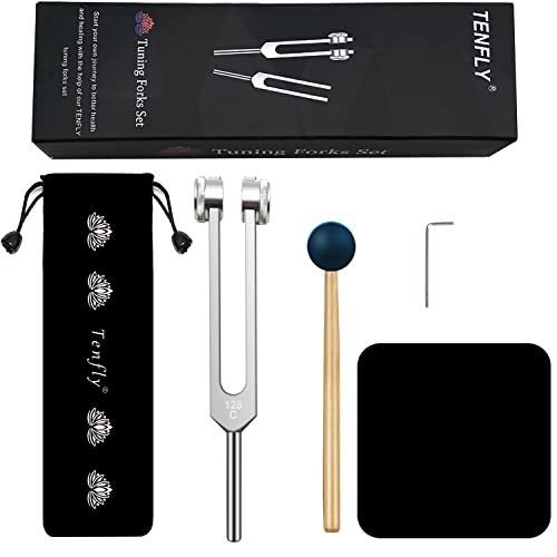 Tuning Fork Weights Aluminum Clinical Grade Nerve/Sensory with Black 128 Hz