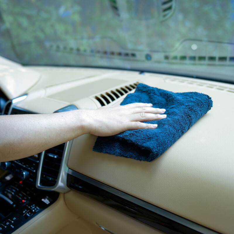 24 Pcs Edgeless Plush Microfiber Car Drying Towels Wash Buffing Detailing 16×16″