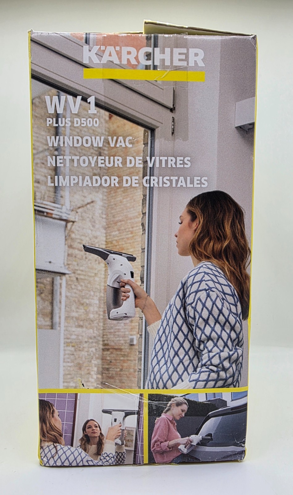 New! Karcher WV 1 Plus D500 Window Vacuum Squeegee Cleaner – Damaged Box