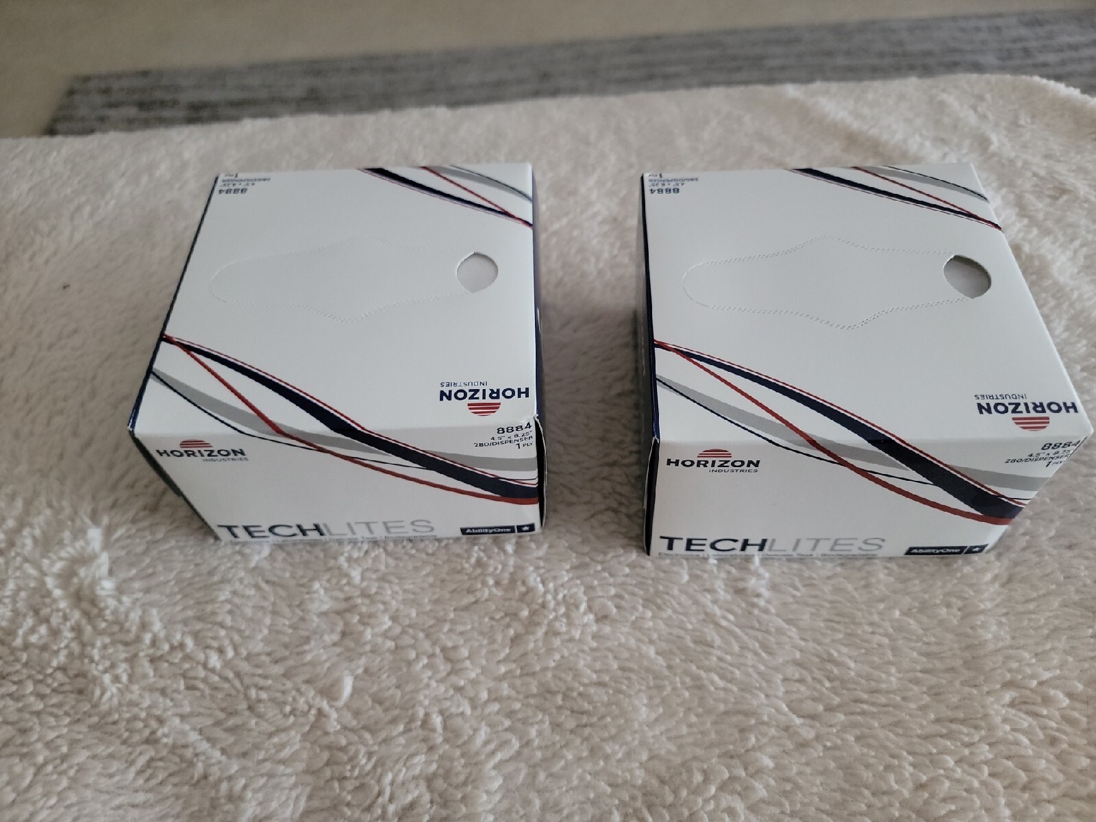 (2) Horizon TechLites Dry Wipe 8884, Delicate Task Tissue, 8-1/4″ x 4-1/2″