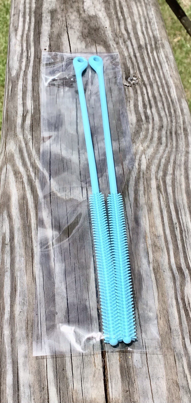 2 PC Silicone Straw Cleaner Brush Size XL