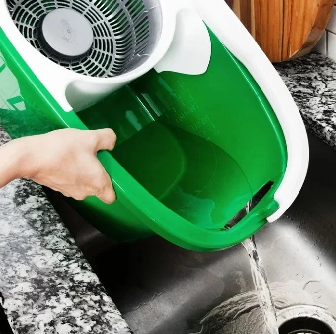 Libman All-in-One Tornado Spin Mop Floor Cleaning Kit, Advanced Microfiber Head