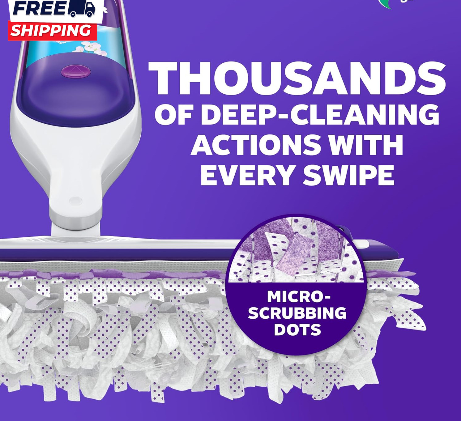 Powermop Multi-Surface Mop Kit for Floor Cleaning Fresh Scent Mopping Kit