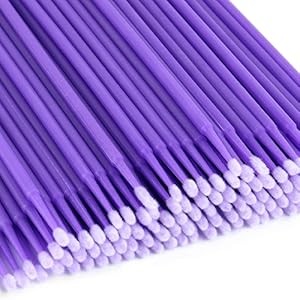 100PCS Car Touch Up Paint Brushes,Single-Use Micro Brushes for Refinishing Car