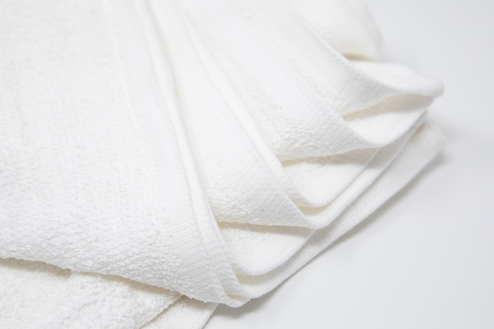 18-Pack 100% Cotton Terry Towels, 14×17″, All-Purpose White