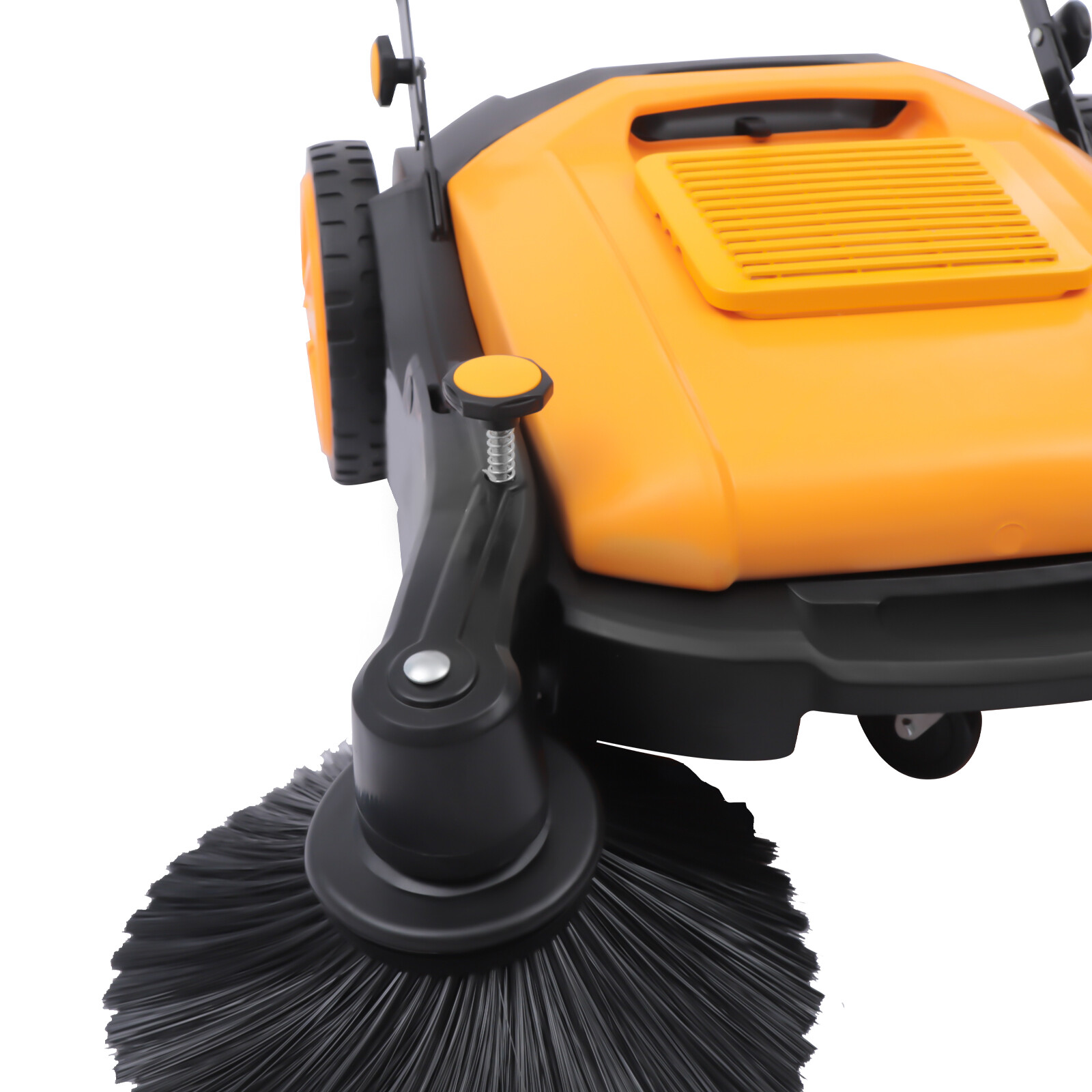 41” Walk-Behind Sweeper Street Pavement Sweeping Broom Floor Road Cleaner