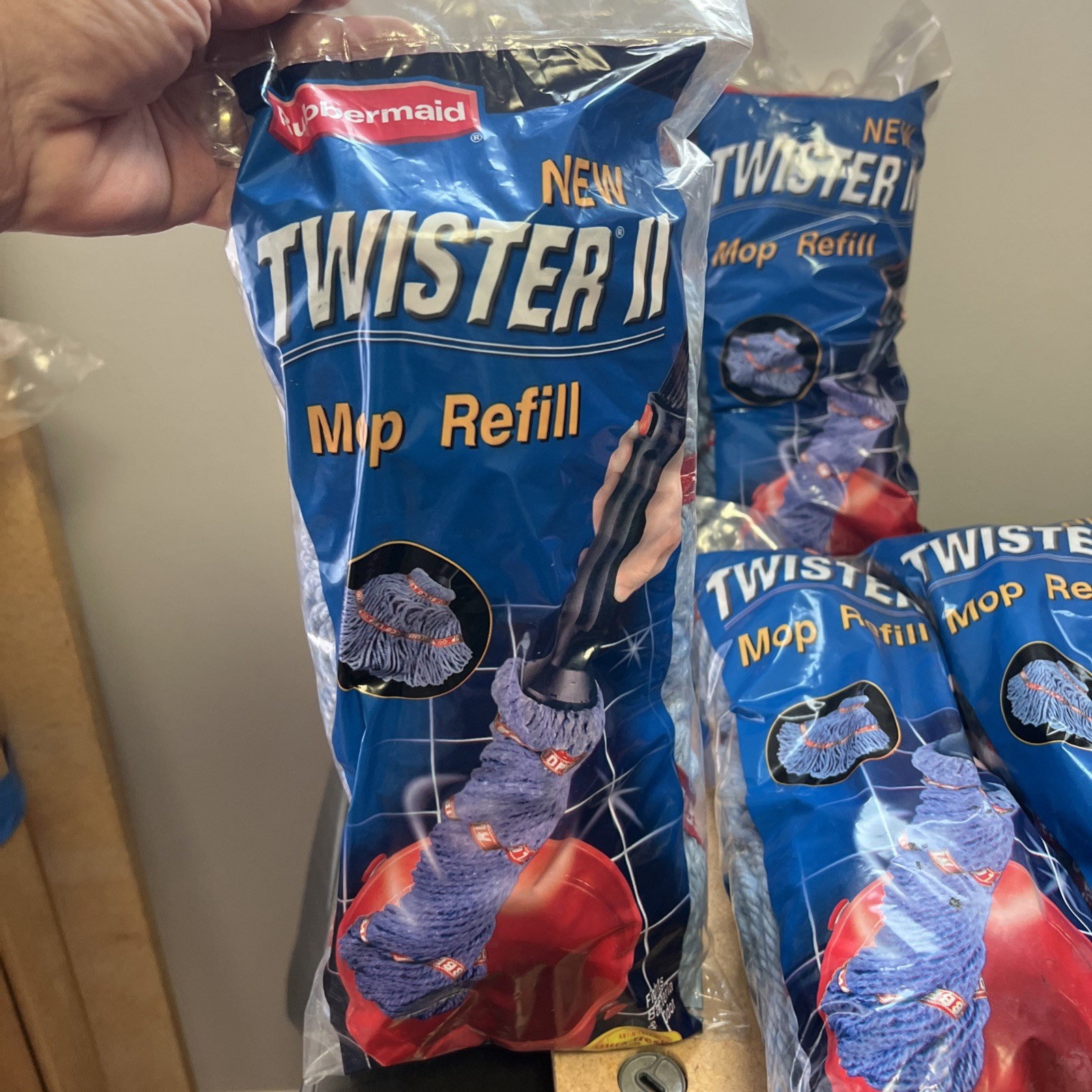 5 Brand New Rubbermaid Twister II Mop Refills