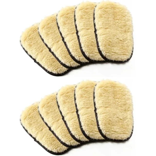 10 Pcs Microfiber Car Wash Mitt Cleaning Glove Auto Polishing Home Kitchen