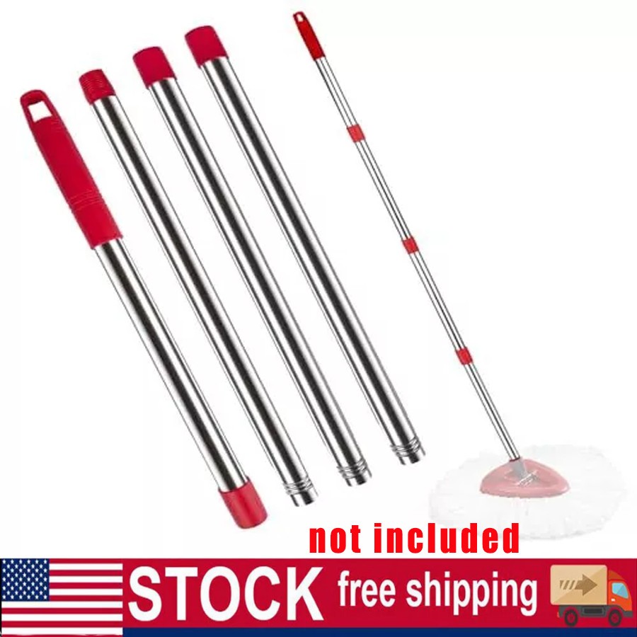 Spin Mop Replacement Handle for O-Cedar, 4-Section 30″ Germany Threaded Joint