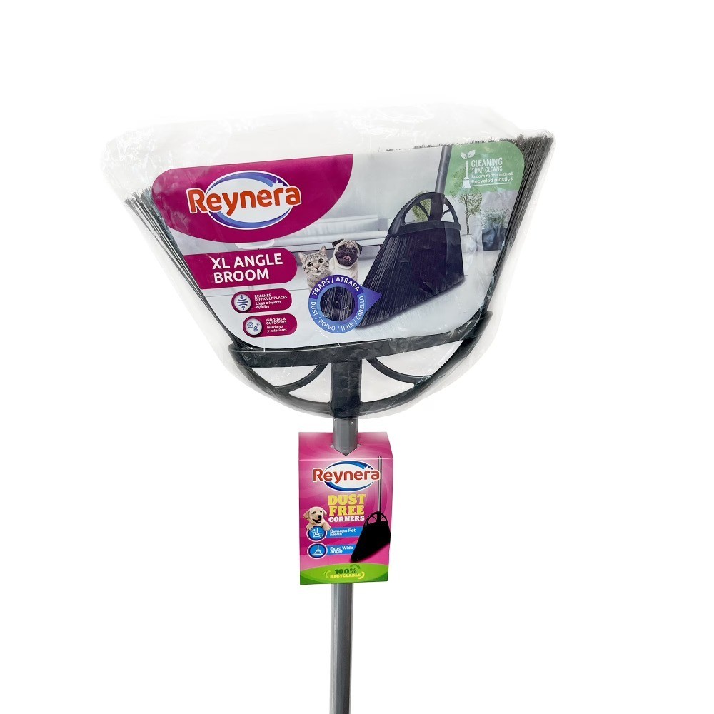 XL Angle Broom, 13 in, Black, 1 Count