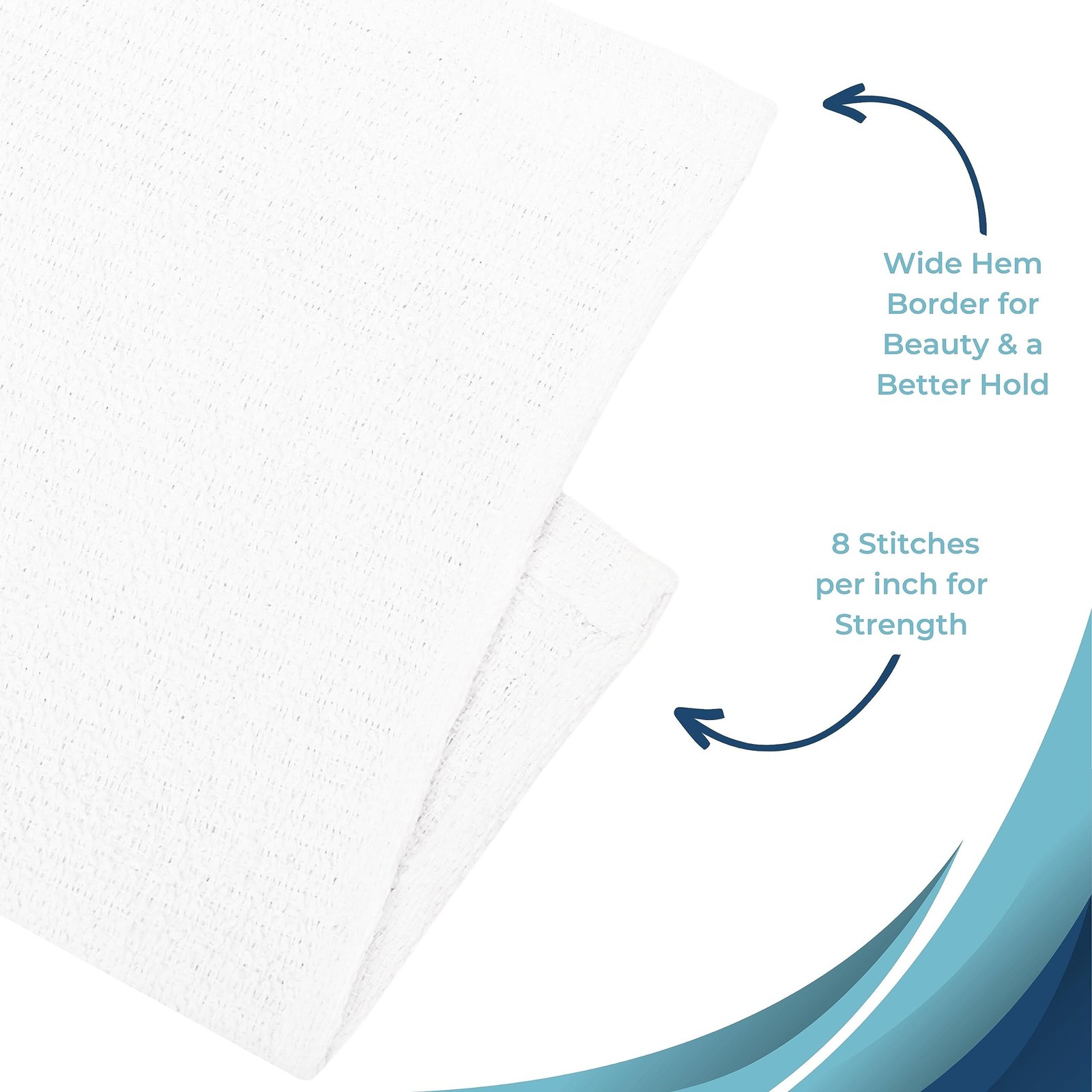 Looperry White Terry Cloth Rags 13″x13″ Inches 13 x 13 Inches,
