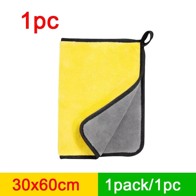 30X60CM Microfiber Car Wash Drying Towel Absorbent Detailing Cleaning Cloth