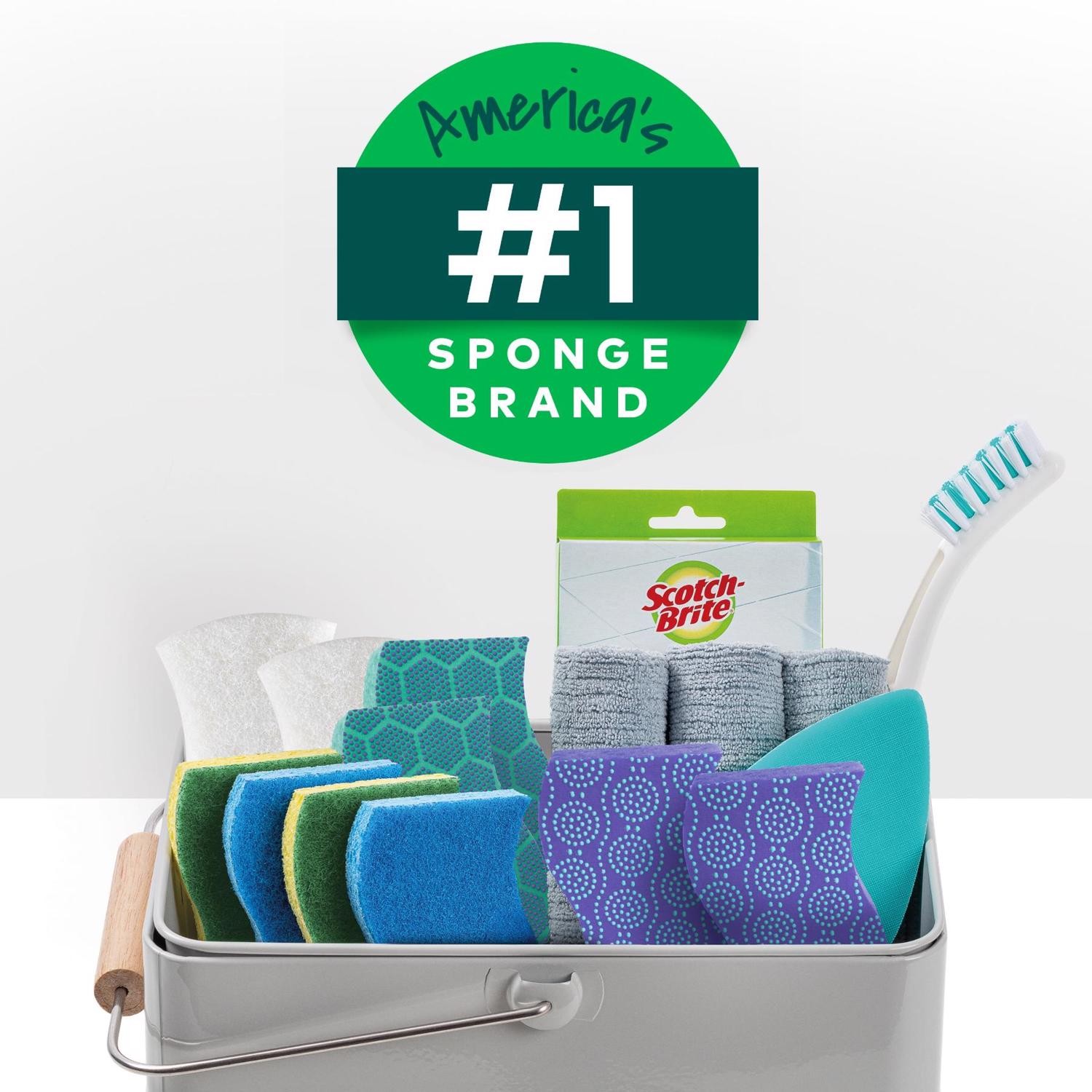 Scotch-Brite 7274-FD Ocelo Cellulose Medium Duty Sponge 4.7 W in. (Pack of 10)