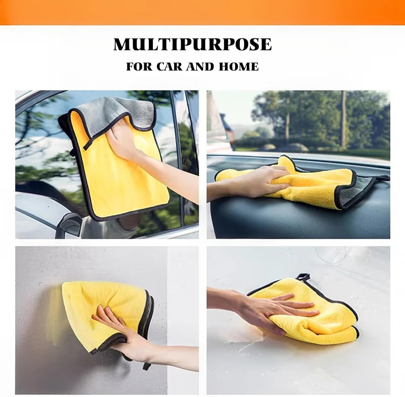 10 Pack Microfiber Towels Coral Velvet Washing Car Detailing Household Cleaning
