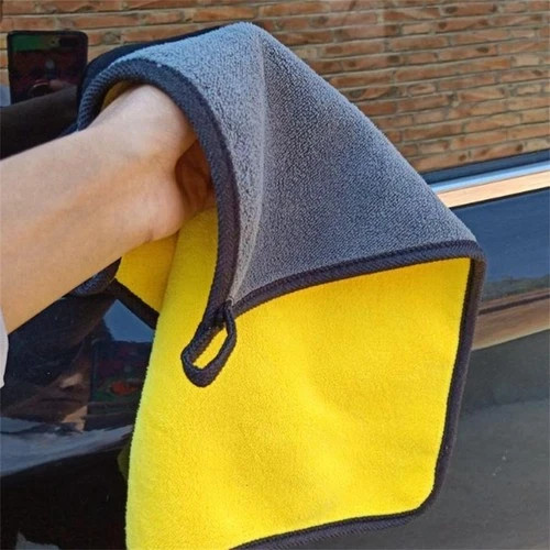 1/2/6pcs Microfiber Cleaning Towel Soft Drying Car Body Washing Car Accessories