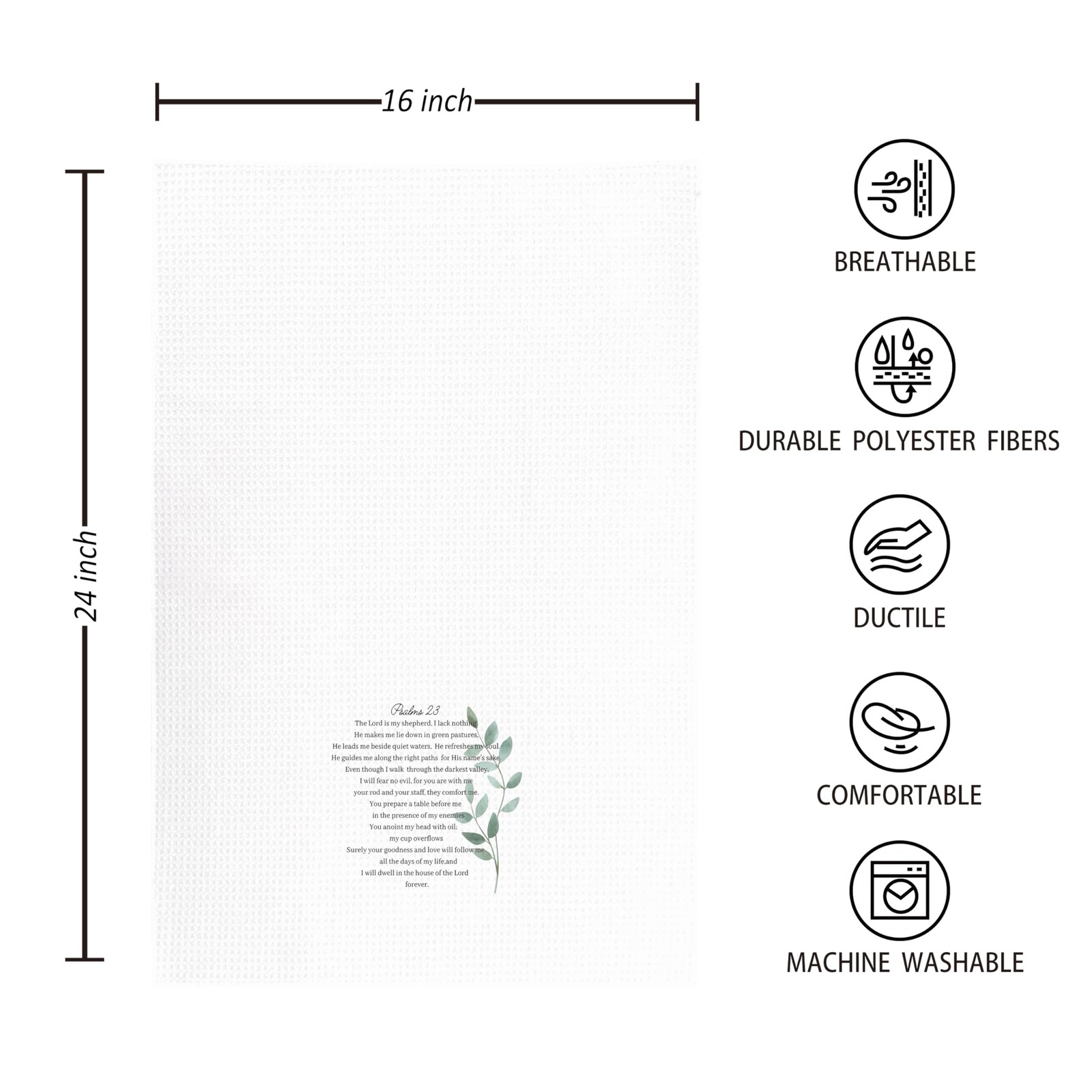 Christian Faith Bible Kitchen Inspirational Towels 16×24 Inch,Christian Hand …