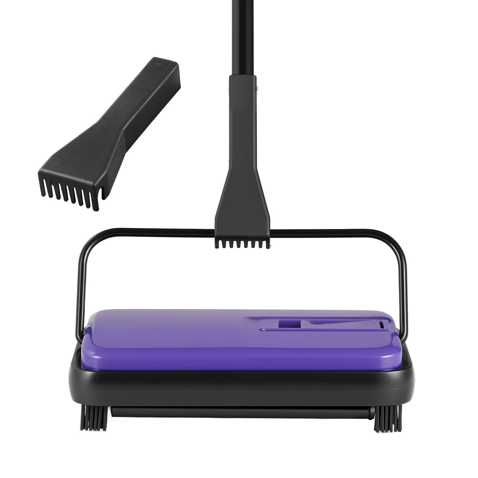 Uimoso Carpet Floor Sweeper Manual 6.7 inch Width Sweeping Paths Non Electric