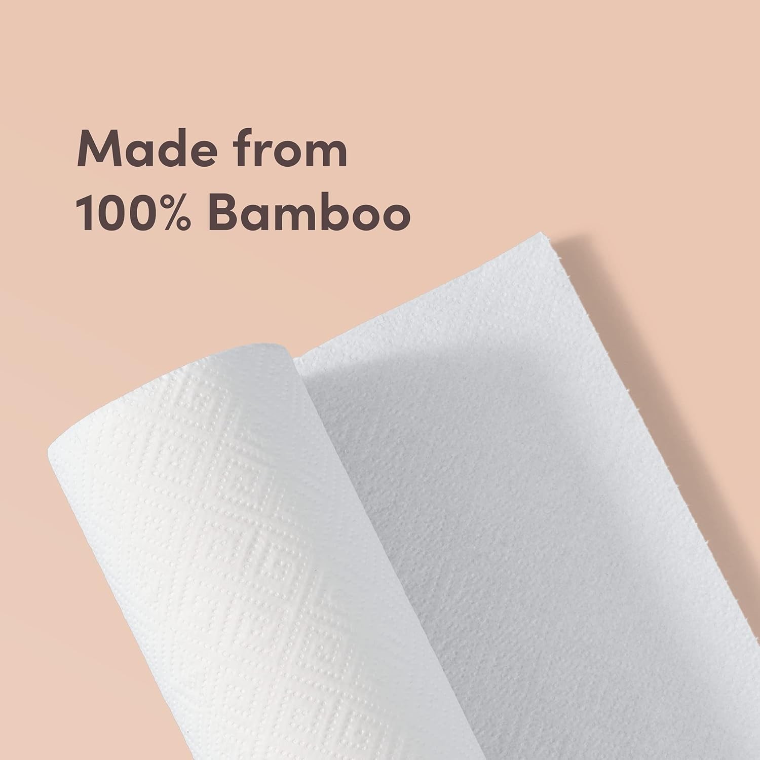 Bamboo Paper Towels, 6 Rolls, 2 ply, FSC Certified, 150 Sheets, 900 Count,