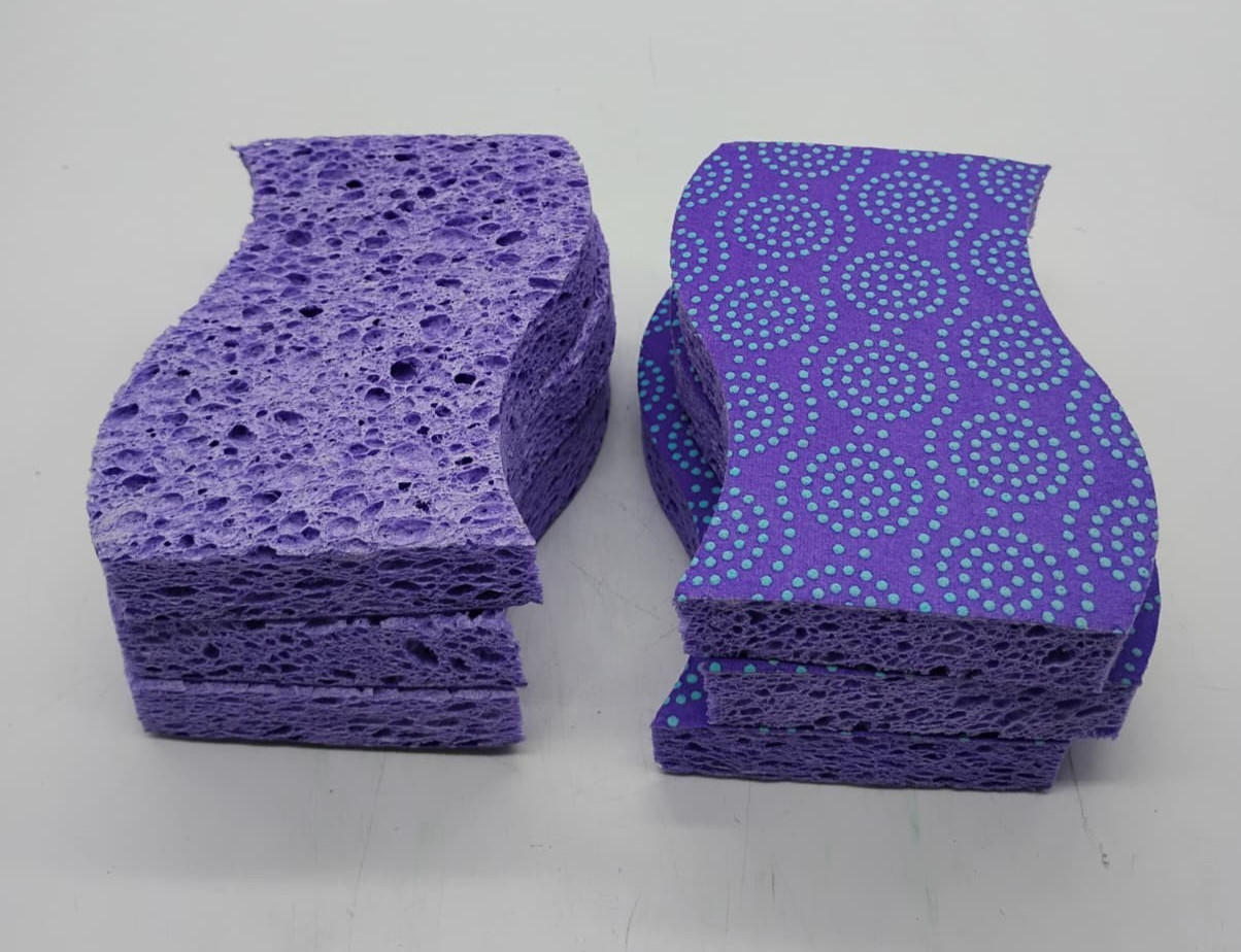 SCOTCH-BRITE Odor Resist Non Scratch Scrub Sponge Dishwasher Safe 6 Pack Purple