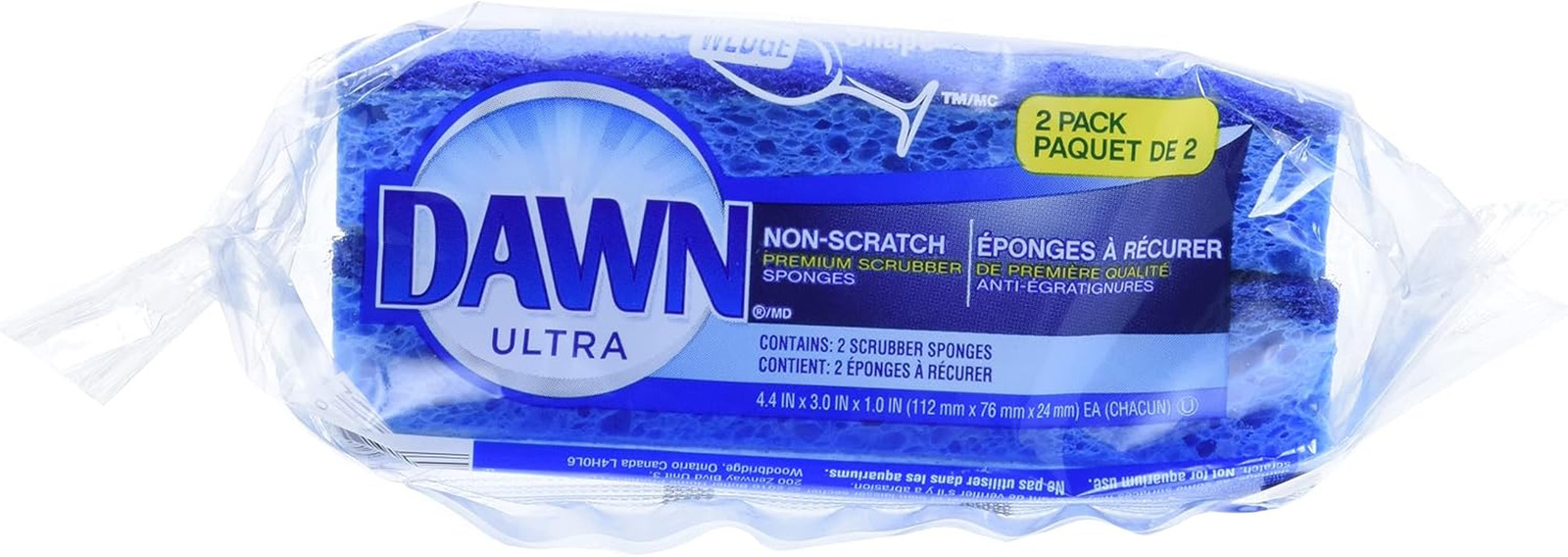 Dawn Non Scratch Sponges 2 Pk