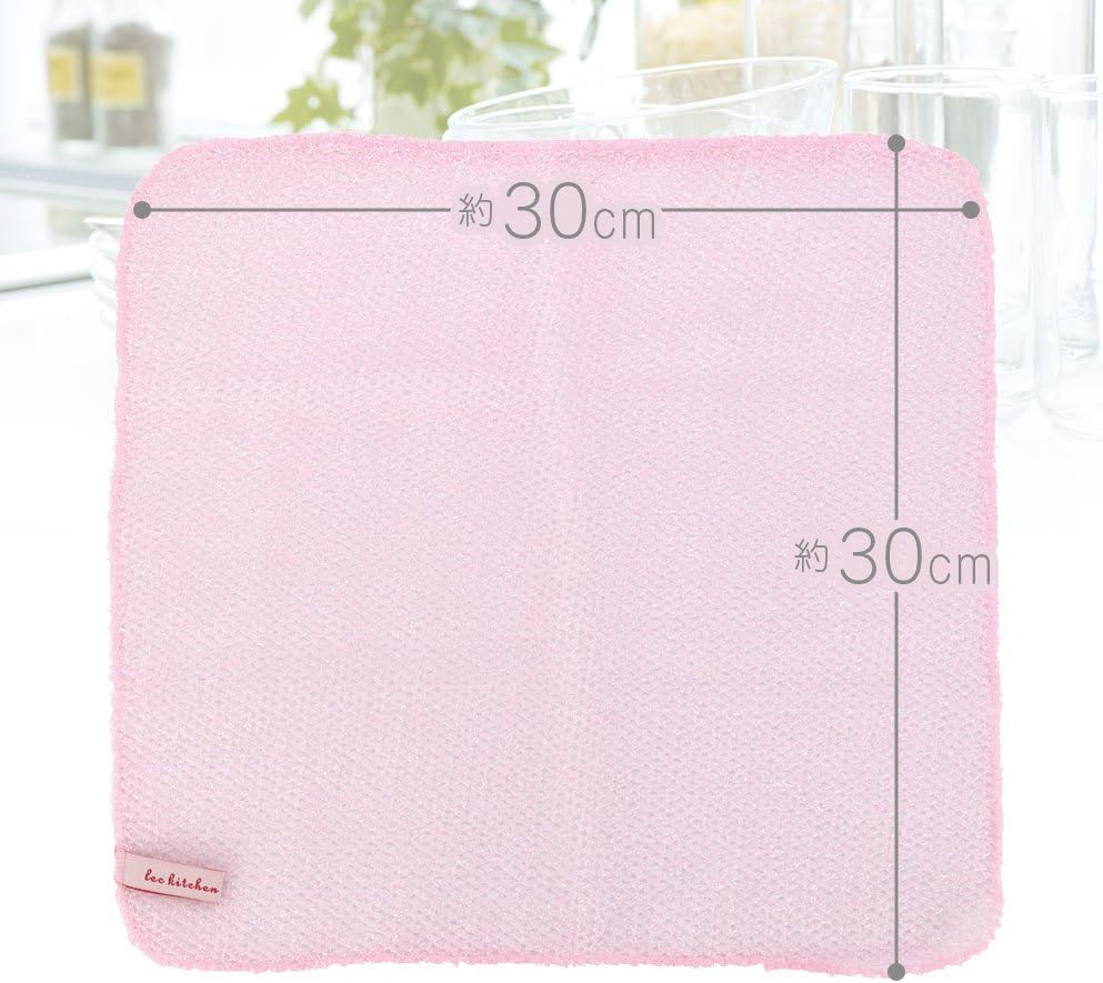 Lek drainage-foaming of good dishwashing mesh (30 × 30cm) pink From Japan