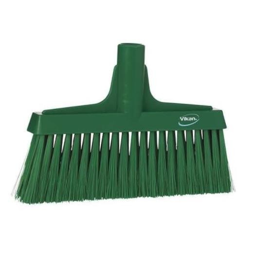 Remco 1 1/2 x 9 1/2 in Sweep Face Broom Head, Soft, Synthetic, Green 31042-1