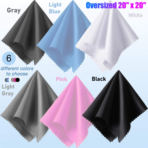 Oversized Microfiber Cleaning Cloth 50×50 CM for TV Screens Lens Phone