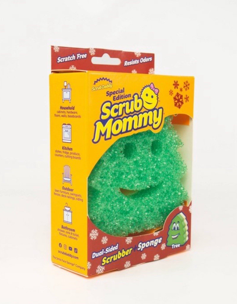 Scrub Mommy Winter Shape Holiday Christmas Tree Special Edition New In Box
