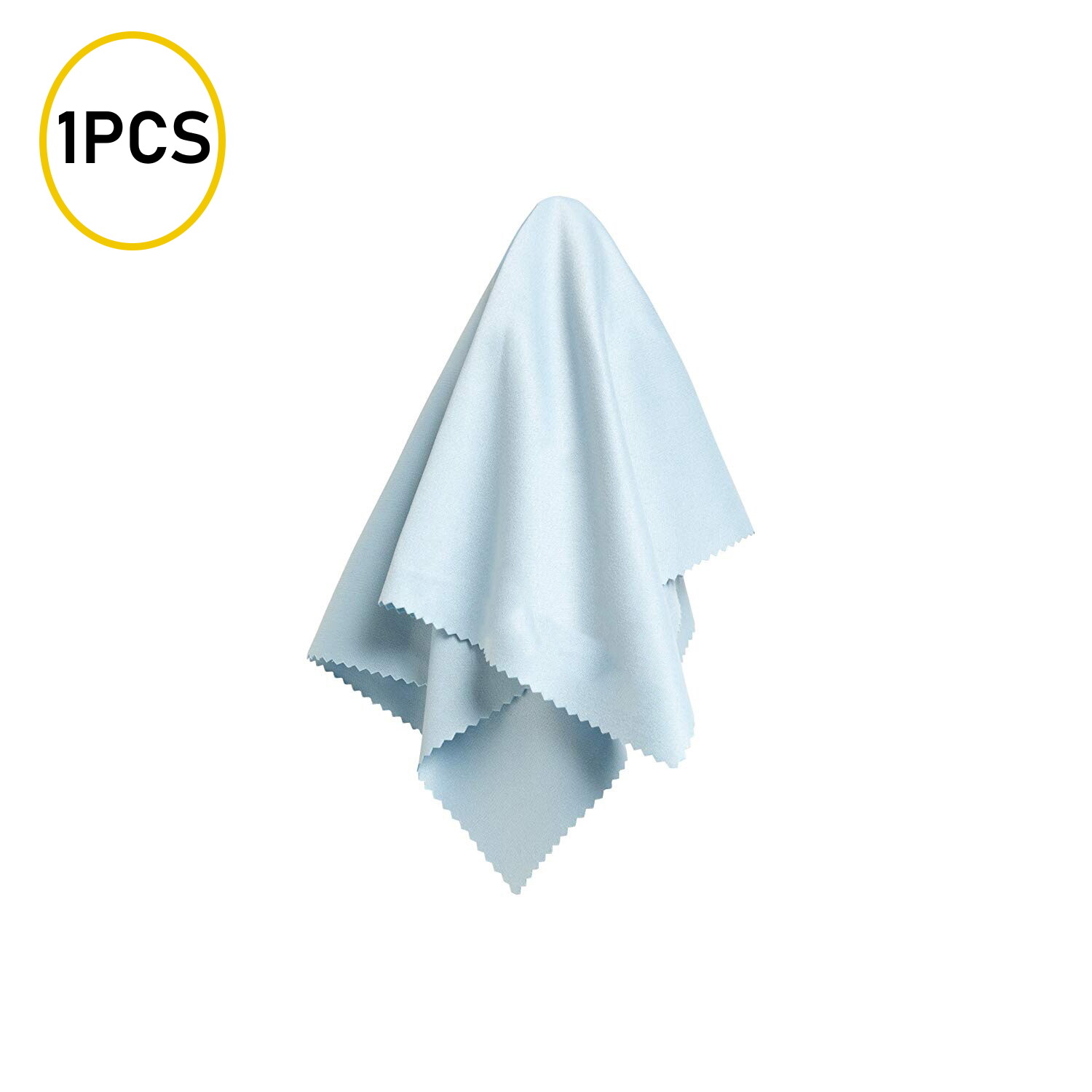 Oversized Microfiber Cleaning Cloth 12″ X 12″ for Screens Lens Phone- Light BLue
