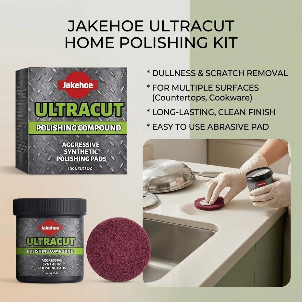 1-3SET 2026 New Ultracut Polish 100G Surface Restoration Compound With Pad~USA