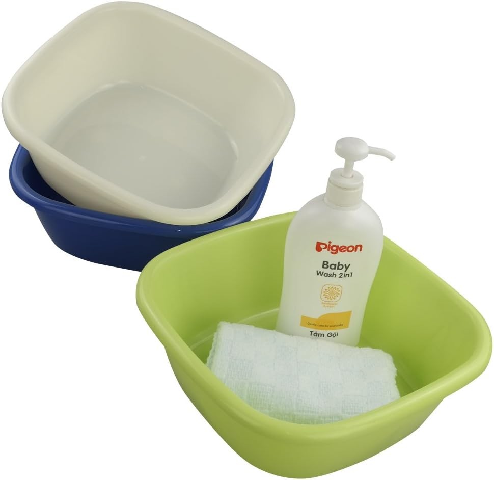 Square Small Wash Basins, 8-Quart, Set of 3