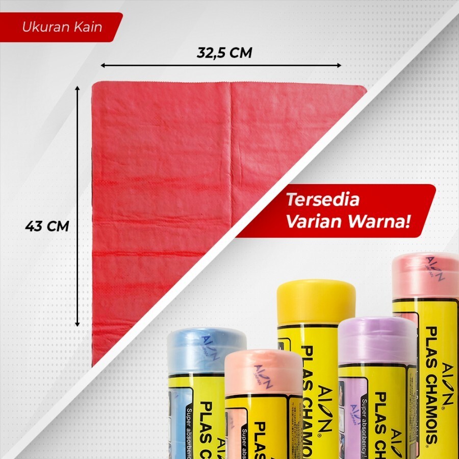AION KANEBO Plas Chamois RED Legendary Automotive care