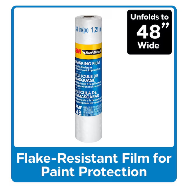 48.0-in x 180.0-ft Non-adhesive Premium Masking film