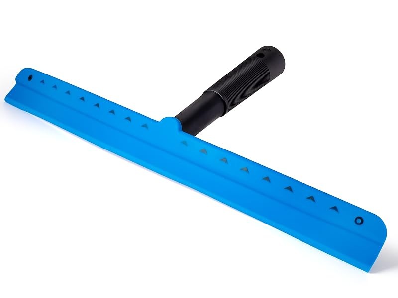 15 inch Blue Windshield Squeegees, All-Purpose Streak-Silicone Squeegee for